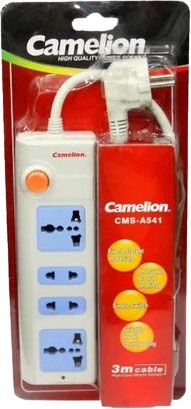 Camelion CMS-541 4 Sockets Extension Lead 3M Cable